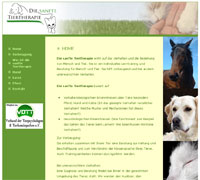 Die sanfte Tiertherapie Website